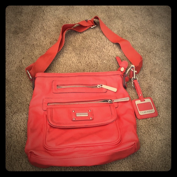 tyler rodan orange purse